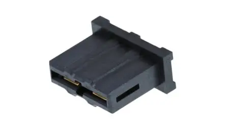 Molex 78227 Backplane-Steckverbinder High-Speed, 4-polig Buchse, 2-reihig, Vertikal, Durchsteckmontage 1