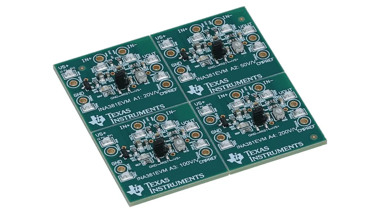Produktfoto 1 von Texas Instruments Entwicklungskit für Verstärker, Stromfühler-Verstärker, Verstärker-IC-Entwicklungskit