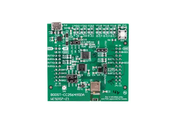 Produktfoto 1 von Texas Instruments Development Kit, 32.768KHz Steckmodul Bluetooth für CC2560, CC2564, CC2564MODA, CC2564MODN, TLV717P,