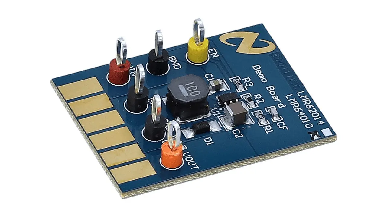 Produktfoto 1 von Texas Instruments LMR64010 Demo-Tafel, Einfaches Switcher Demo Board Schaltregler, für LMR64010