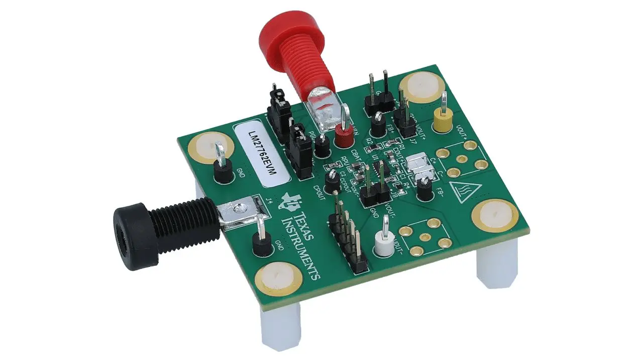 Produktfoto 1 von Texas Instruments LM27762 Entwicklungsbausatz Spannungsregler, Ladepumpen-Entwicklungskit LDO-Spannungsregler, für