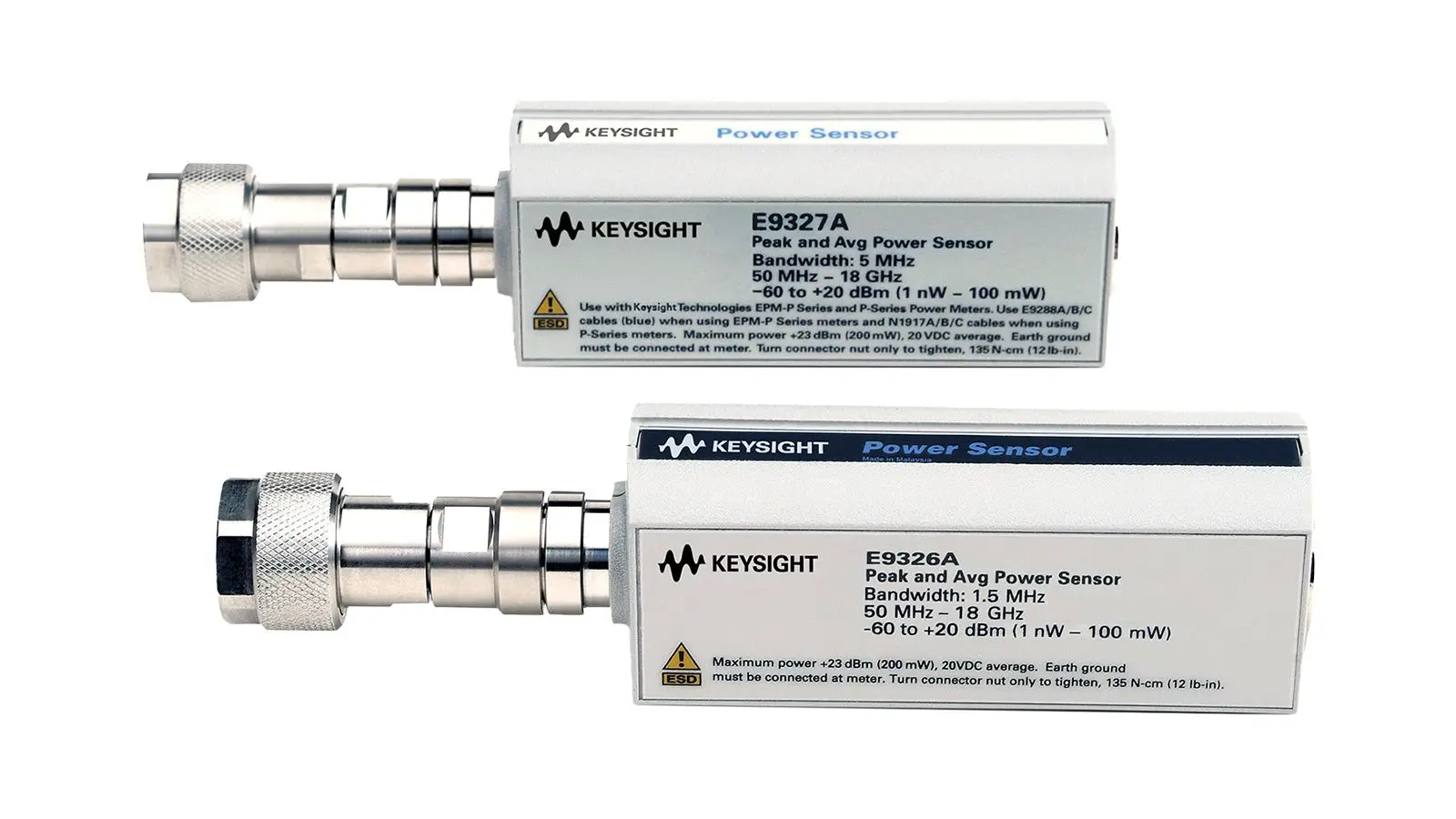 Produktfoto 1 von Keysight Technologies E932 HF-Leistungssensor 50 MHz 18 GHz max. Typ N Stecker 0.2 dB