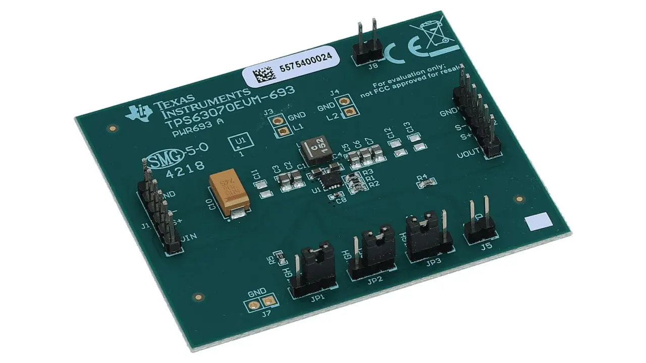 Texas Instruments TPS63070 Evaluierungsplatine, Inverswandler-Evaluierungsmodul Buck-Boost-Konverter, für TPS63070
