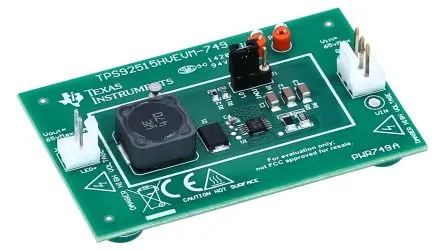 Produktfoto 1 von Texas Instruments LED-Treiber LED-Treiberevaluierungskit Evaluierungsplatine zum Einsatz mit TPS92515,