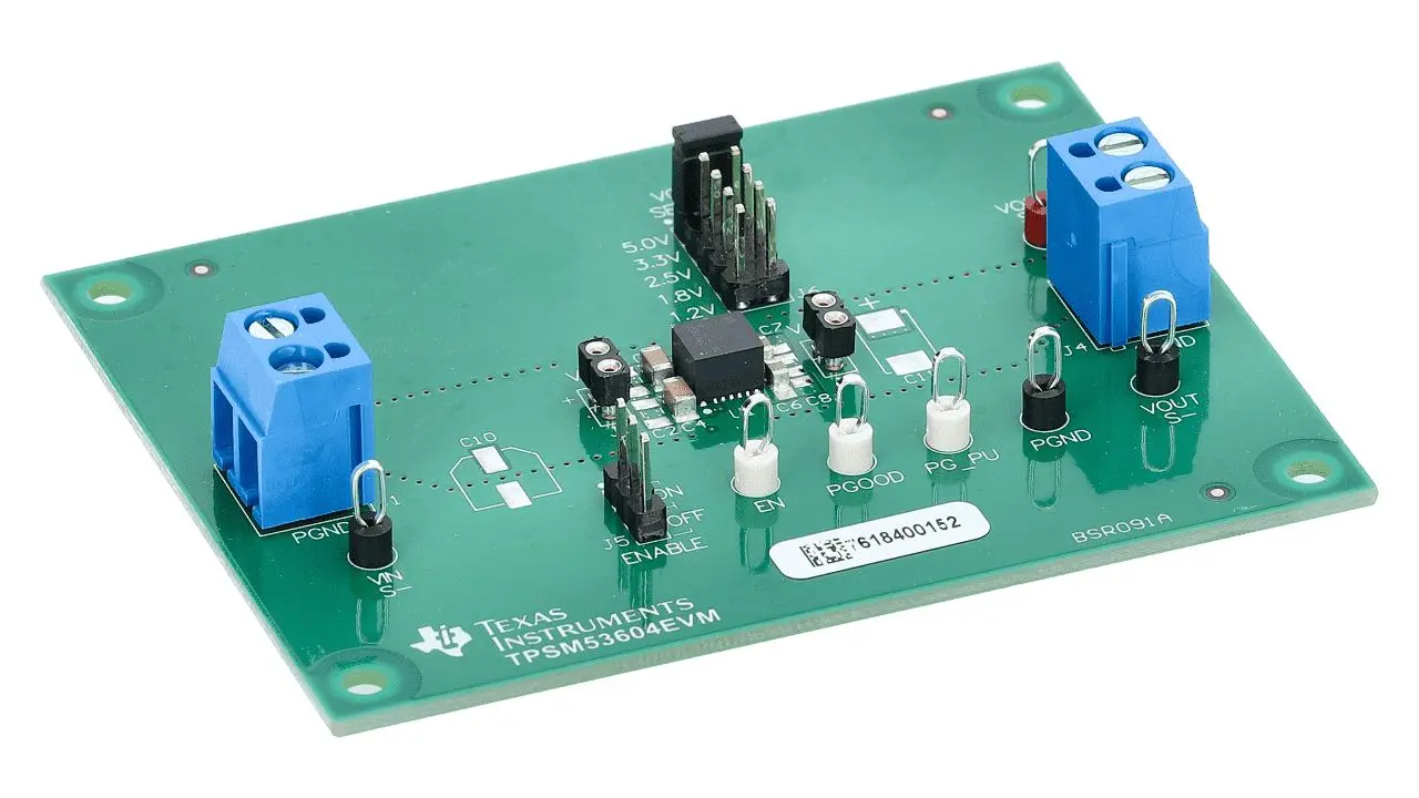 Produktfoto 1 von Texas Instruments TPSM53604 Evaluierungsplatine, Evaluierungsboard für Leistungsmodule Energieverwaltung, für TPSM53604