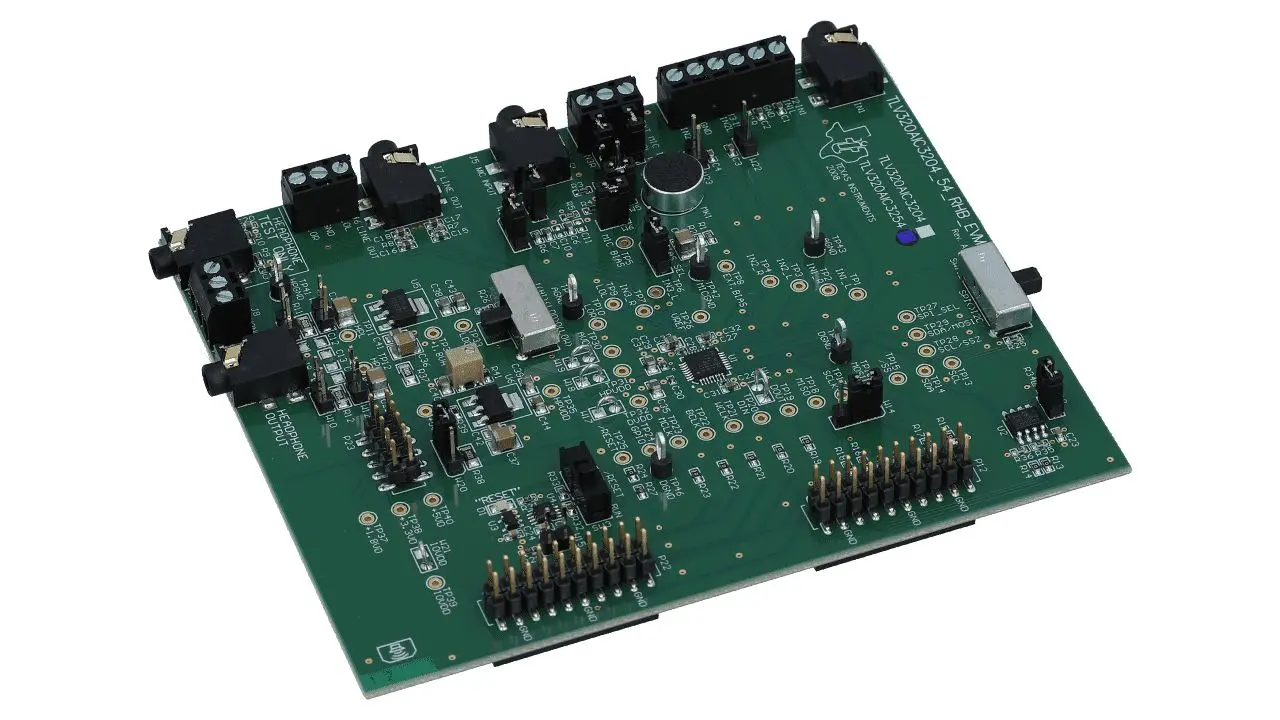 Produktfoto 1 von Texas Instruments Entwicklungskit für TLV320, Evaluationsboard, Audio-IC-Entwicklungskit Evaluierungskit