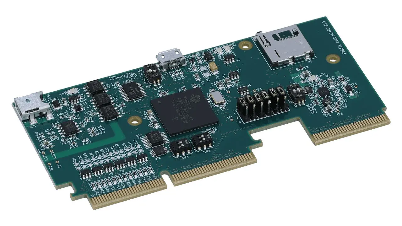 Produktfoto 1 von Texas Instruments F28379D Delfino Experimentierkasten Evaluierungsplatine, Experimentierplatine Entwicklungstool