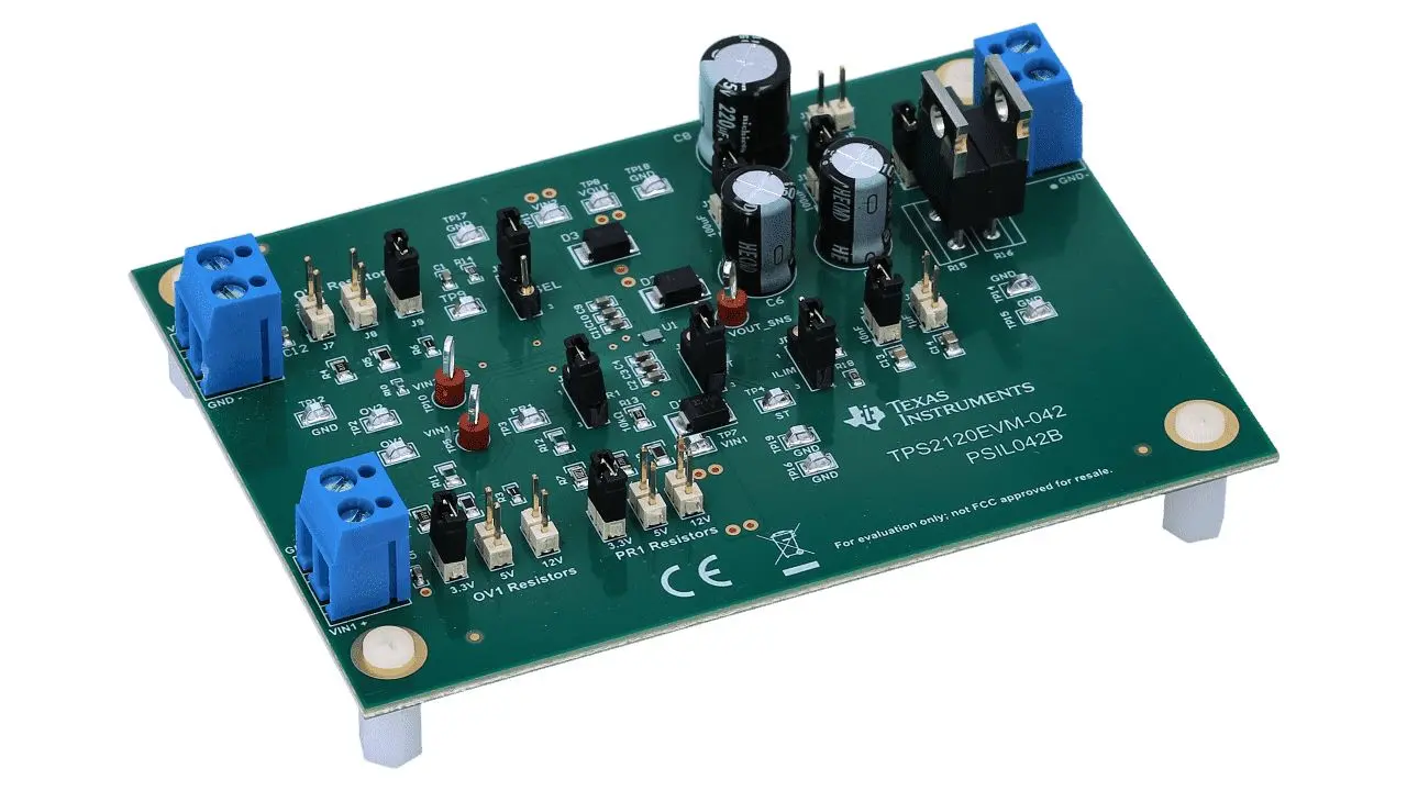 Produktfoto 1 von Texas Instruments TPS2120 Evaluierungsplatine, Power Multiplexer Evaluierungsmodul Energieverwaltung, für