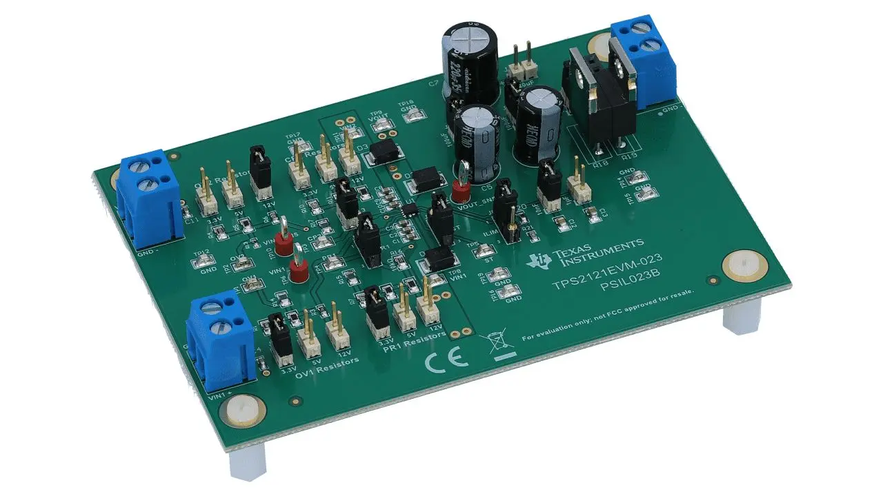 Produktfoto 1 von Texas Instruments TPS2121 Evaluierungsplatine, Power Multiplexer Evaluierungsmodul Energieverwaltung, für