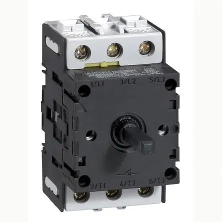 Produktfoto 1 von Legrand 0 221 Trennschalter 3-polig Schraubanschlussklemme, Panel 40 kW Schwarz IP40