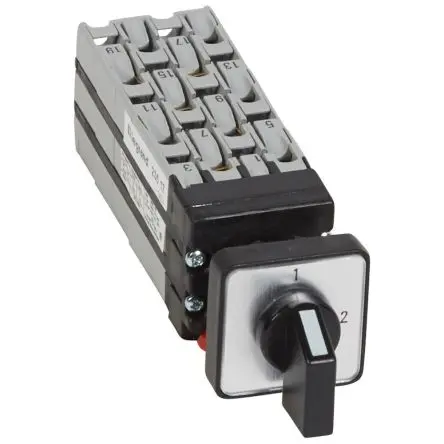 Produktfoto 1 von Legrand Nockenschalter 10 A, 3-Stufen Hebel, 90 °-Wurfwinkel