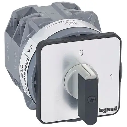 Produktfoto 1 von Legrand Nockenschalter 63 A, 2-Stufen Hebel, 90 °-Wurfwinkel
