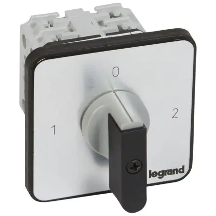 Produktfoto 1 von Legrand Nockenschalter 25 A, 3-Stufen Hebel, 90 °-Wurfwinkel
