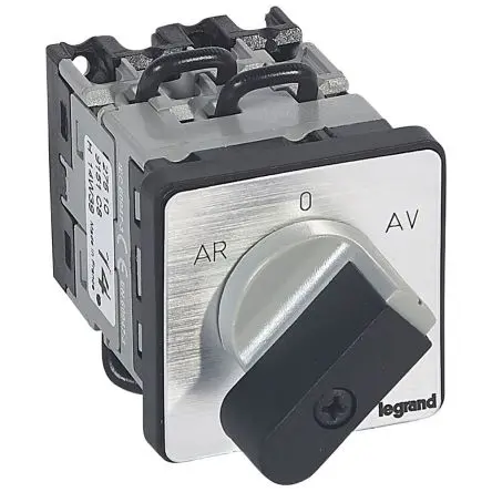 Produktfoto 1 von Legrand Nockenschalter 16 A, 3-Stufen Hebel, 45 °-Wurfwinkel
