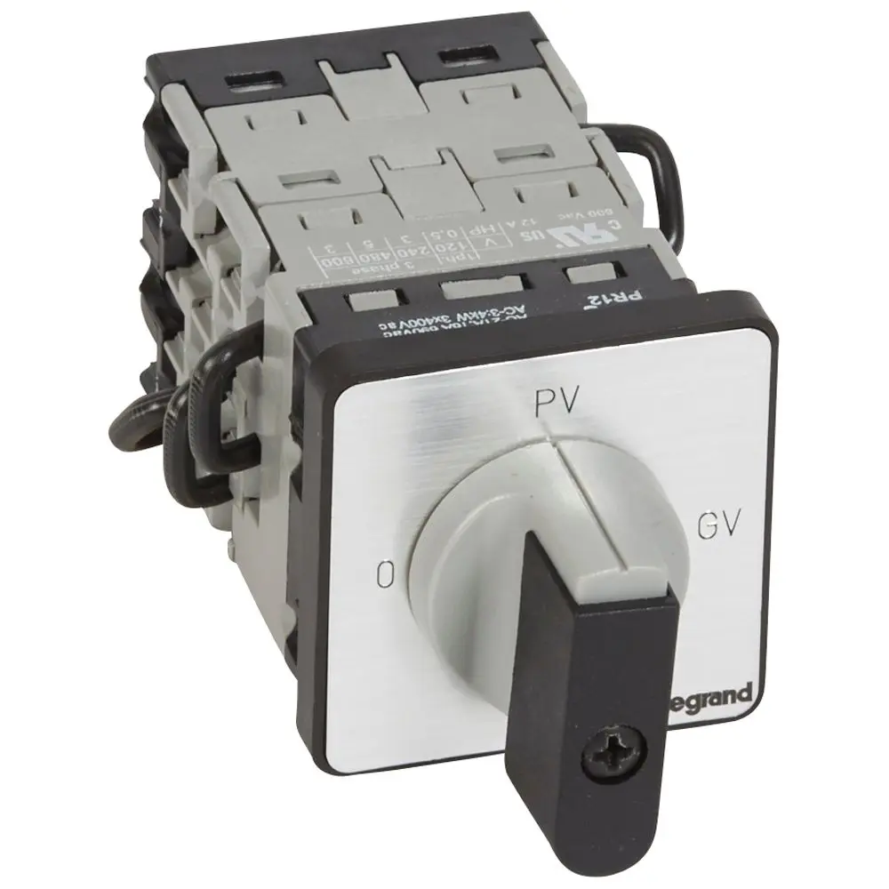 Produktfoto 1 von Legrand Nockenschalter / 16A, 690V (Volts), 3-Stufen, 90°-Wurfwinkel
