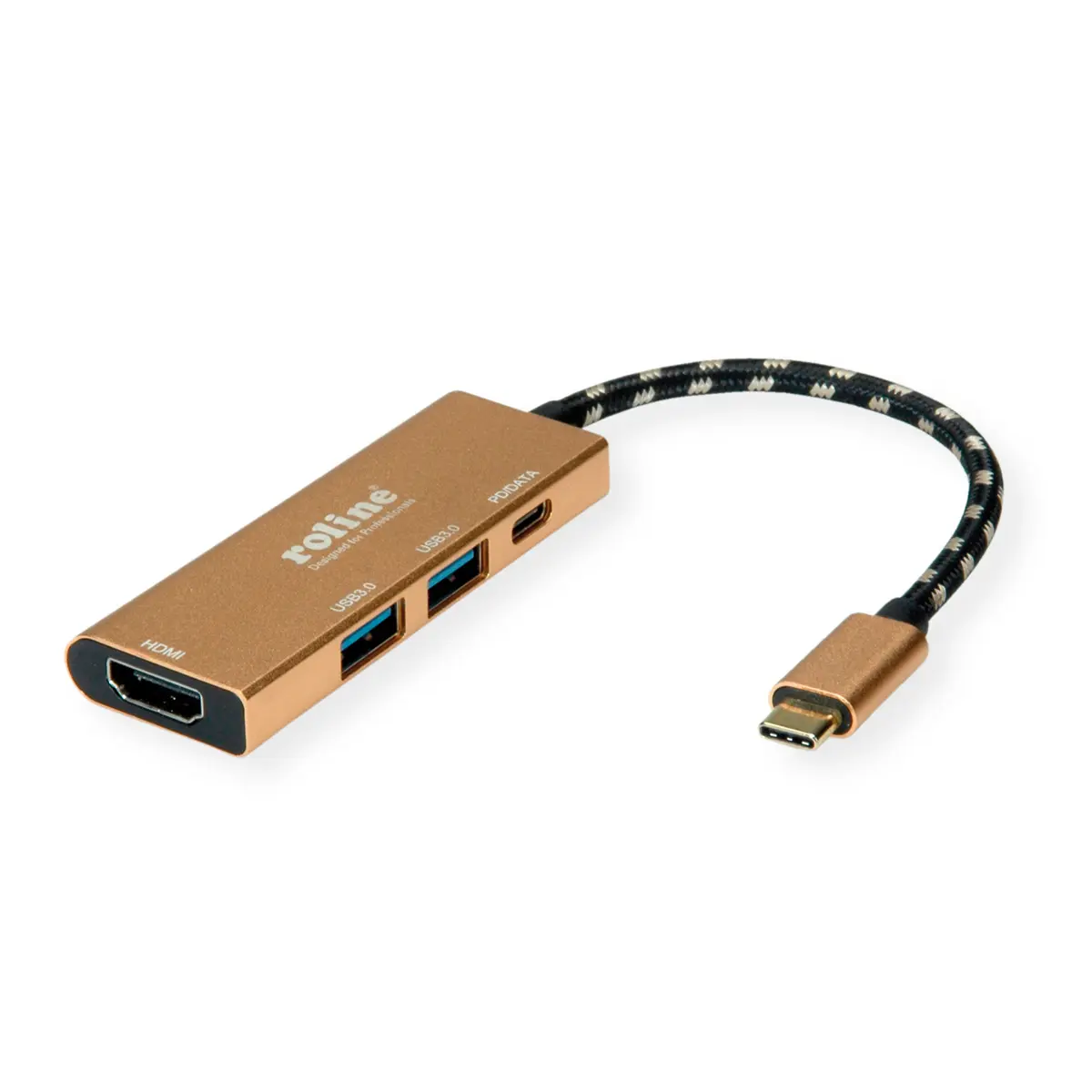 Produktfoto 1 von Roline Adapterkabel, USB 3.2 1 Display, - HDMI, 3840 x 2160 pixel