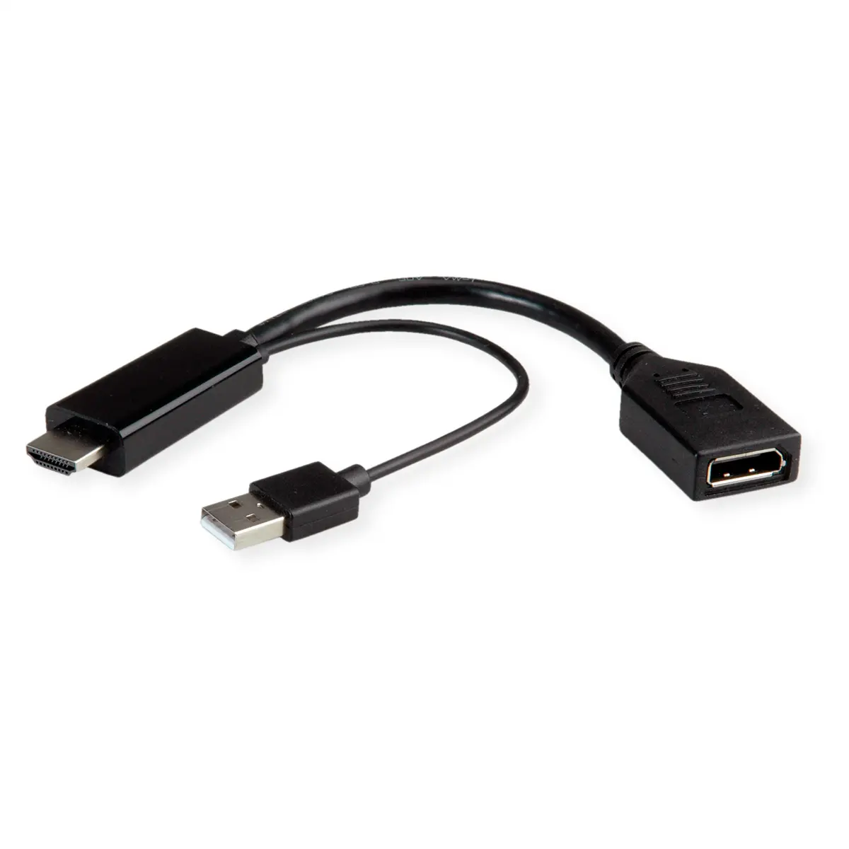 Produktfoto 1 von Roline Adapter, USB 2.0 1 Display, - DisplayPort, 3840 x 2160 pixel