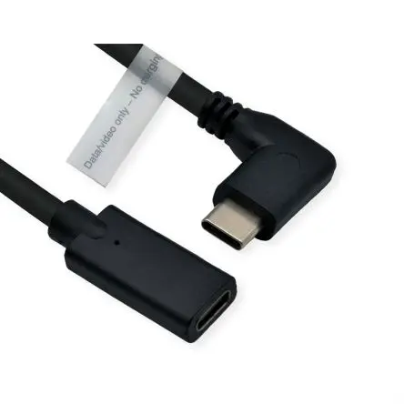 Produktfoto 1 von Roline, Stecker DisplayPort-Kabel A USB Typ C - Buchse, 2 m