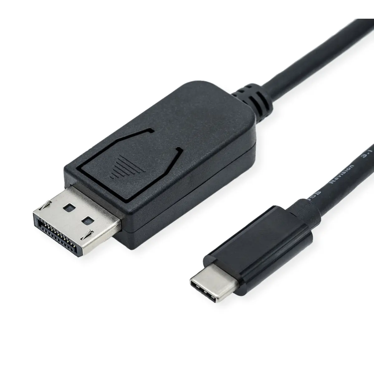 Produktfoto 1 von Roline Adapterkabel, USB 3.1 1 Display, - DisplayPort, 7680 x 4320 pixel