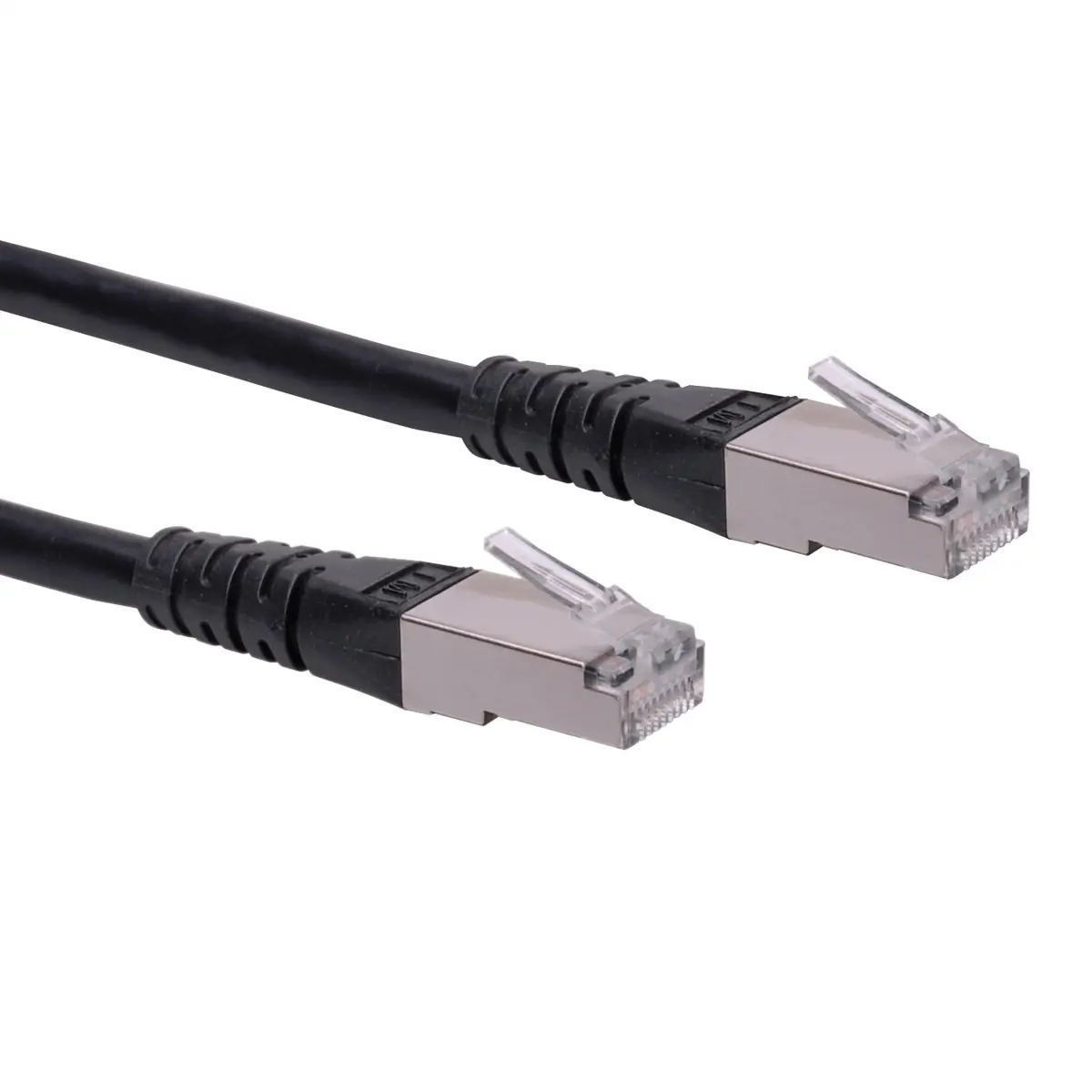 Roline 21.15 Kat. 6 Ethernet-Kabel, 1.5 m, Schwarz S/FTP Geschirmt, Polyvinylchlorid