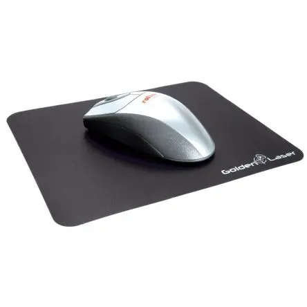 Produktfoto 1 von Roline Gummi Mauspad Schwarz, 0.4 mm x 220 mm x 180mm