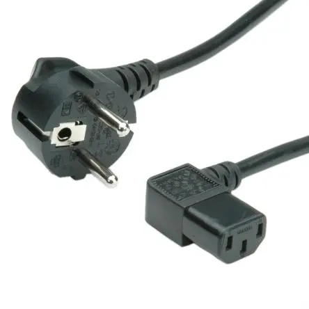 Produktfoto 1 von Roline Netzkabel, A Rechtwinklig, B IEC C13, 1.8 m, 250V ac