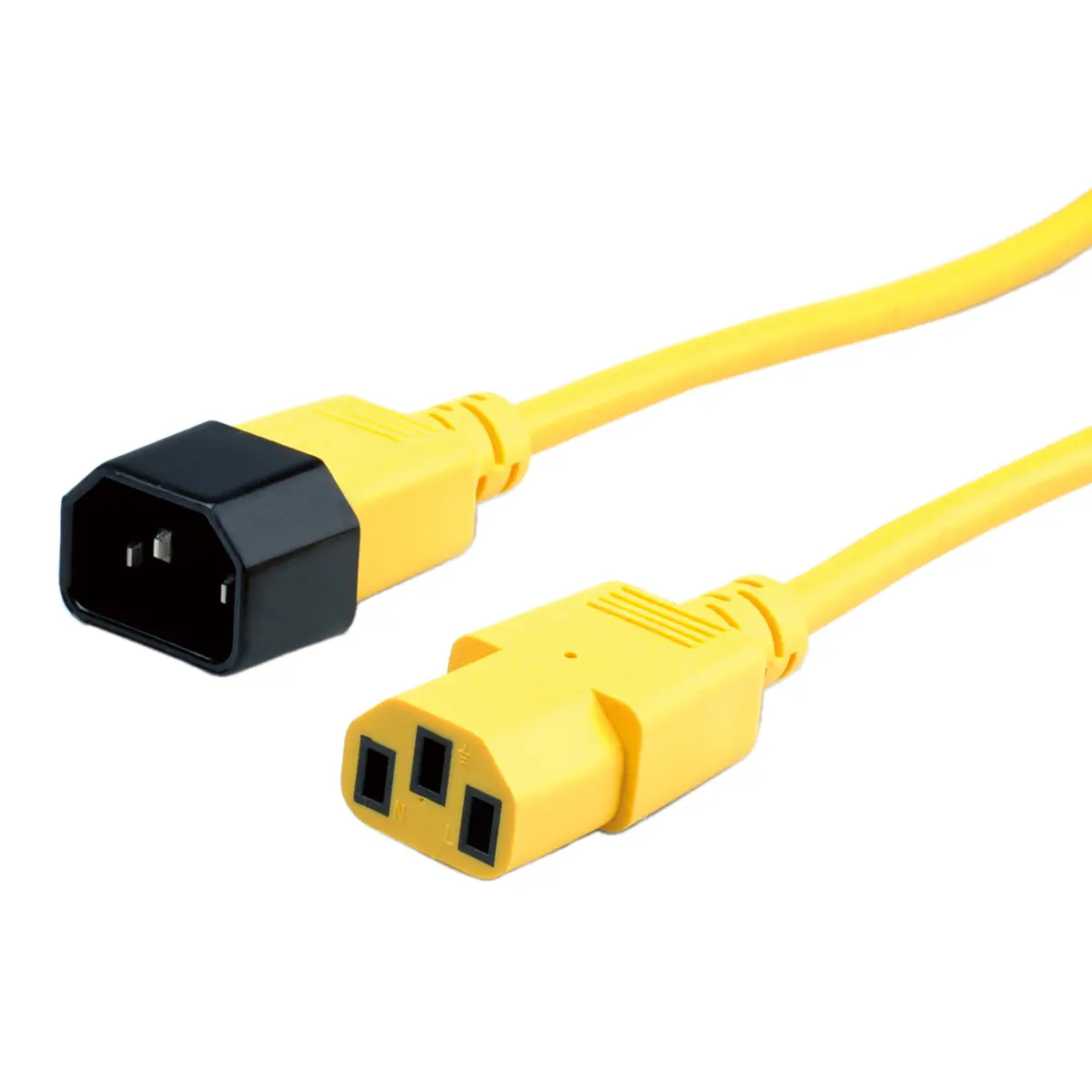 Produktfoto 1 von Roline Netzkabel, A IEC C14, B IEC C13, 1.8 m, 250 V