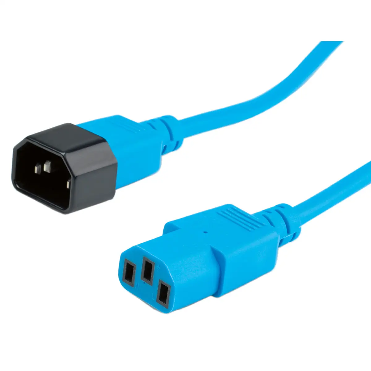 Produktfoto 1 von Roline Netzkabel, A IEC C14, B IEC C13, 3 m, 250 V