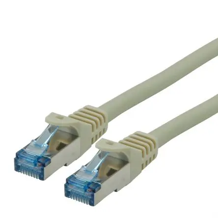 Produktfoto 1 von Roline 21.15 Cat6a Ethernet-Kabel, 1.5 m, Grau S/FTP Geschirmt, Raucharm halogenfrei