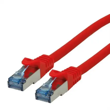 Produktfoto 1 von Roline 21.15 Cat6a Ethernet-Kabel, 1.5 m, Rot S/FTP Geschirmt, Raucharm halogenfrei
