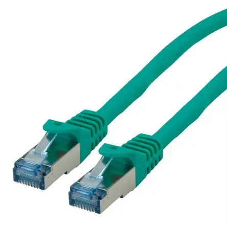 Produktfoto 1 von Roline 21.15 Cat6a Ethernet-Kabel, 1.5 m, Grün S/FTP Geschirmt, Raucharm halogenfrei