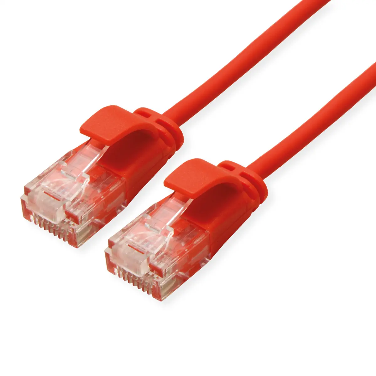 Produktfoto 1 von Roline 21.15 Cat6a Ethernet-Kabel, 2 m, Rot 8 Ungeschirmt, Aussen ø 3.4 mm Außen-ø , Raucharm halogenfrei