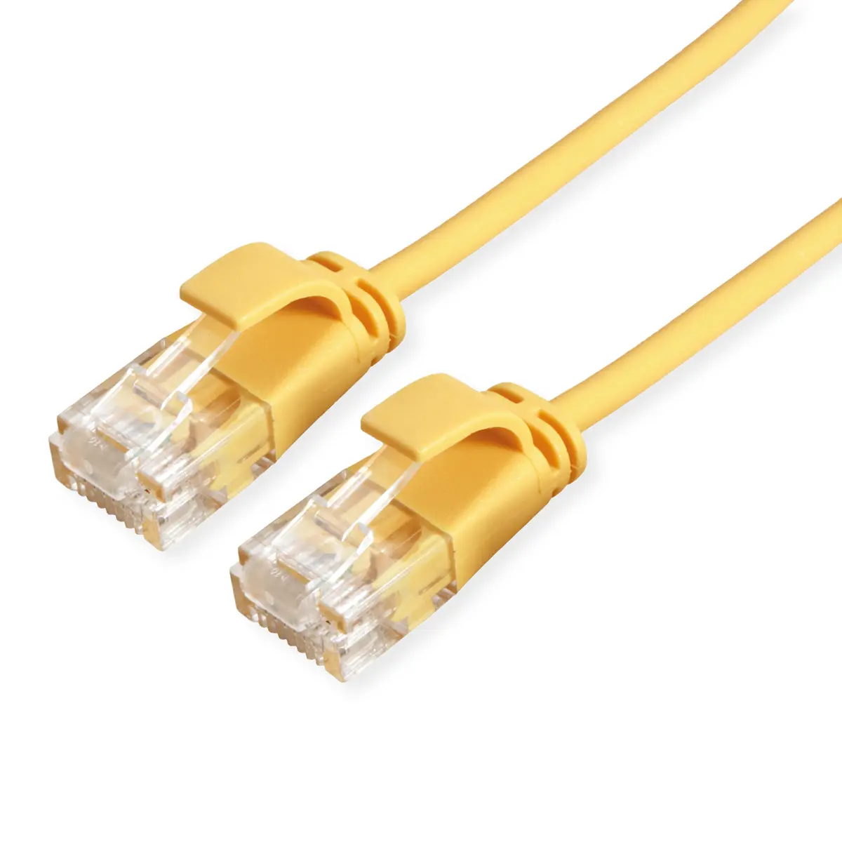 Produktfoto 1 von Roline 21.15 Cat6a Ethernet-Kabel, 5 m, Gelb 8 Ungeschirmt, Aussen ø 3.4 mm Außen-ø , Raucharm halogenfrei