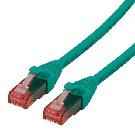 Roline Cat6 Kat. 6 Ethernet-Kabel, 1.5 m, Grün Ungeschirmt Ungeschirmt, Raucharm halogenfrei