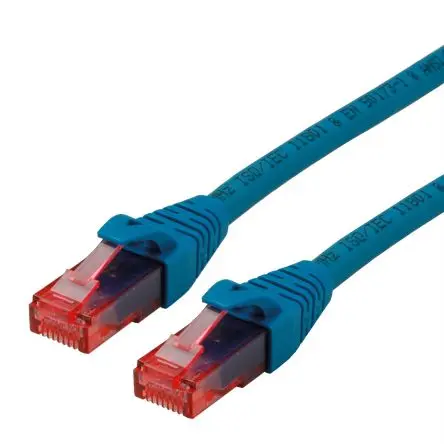 Produktfoto 1 von Roline Kat. 6 Ethernet-Kabel, 1.5 m, Blau 8 Ungeschirmt Ungeschirmt, Raucharm halogenfrei