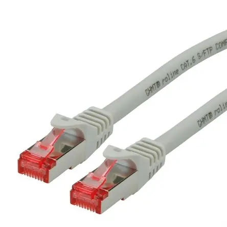 Produktfoto 1 von Roline Cat6 Cat6a Ethernet-Kabel, 1.5 m, Grau S/FTP Geschirmt, Raucharm halogenfrei
