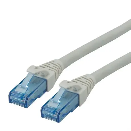 Produktfoto 1 von Roline 21.15 Cat6a Ethernet-Kabel, 1.5 m, Grau Ungeschirmt Ungeschirmt, Raucharm halogenfrei