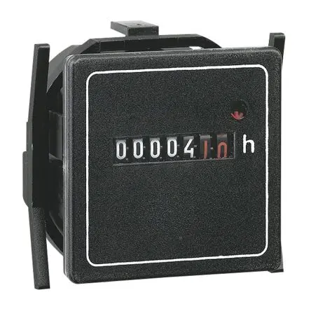 Produktfoto 1 von Legrand Stundenzähler Zähler Analog Keine Rückstellung 7-stellig 240V ac, Stunden, max. 50 Hz