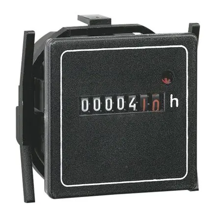 Produktfoto 1 von Legrand Stundenzähler Zähler Analog Keine Rückstellung 7-stellig 48V ac, Stunden, max. 50 Hz