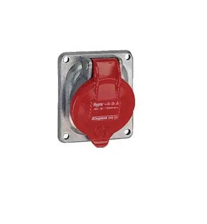 Produktfoto 1 von Legrand HYPRA Buchse Rot 3P+N+PE, 415V, Oberfläche IP44 16A