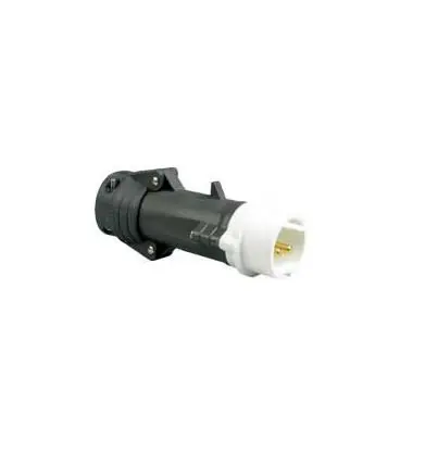 Produktfoto 1 von Legrand HYPRA Leistungssteckverbinder Weiß 2P, 50V Gerade IP44 16A