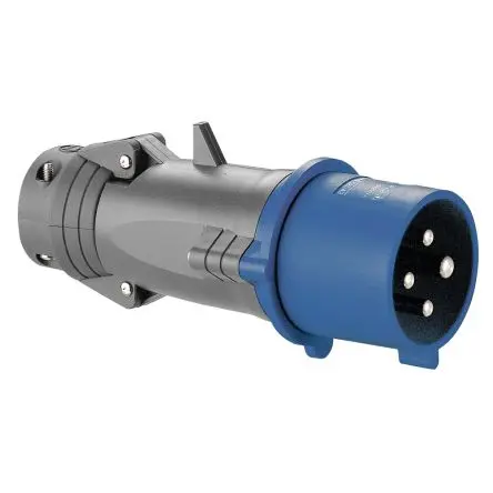 Produktfoto 1 von Legrand HYPRA Leistungssteckverbinder Blau 3P+PE, 250V IP44 32A