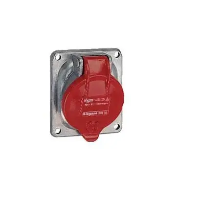 Produktfoto 1 von Legrand HYPRA Steckdose Feste Netzsteckdose Innen Kunststoff Rot / 32A
