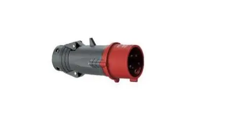 Produktfoto 1 von Legrand HYPRA Leistungssteckverbinder Rot 2P+PE, 415V Gerade IP44 32A