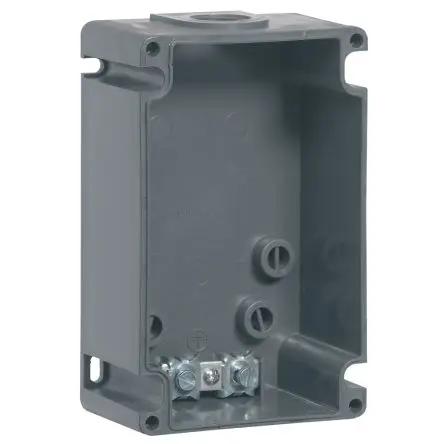 Produktfoto 1 von Legrand Einbaubox, 1-fach, Kunststoff, 102mm, 62.5 mm IP44 Wand, 162 mm, Grau