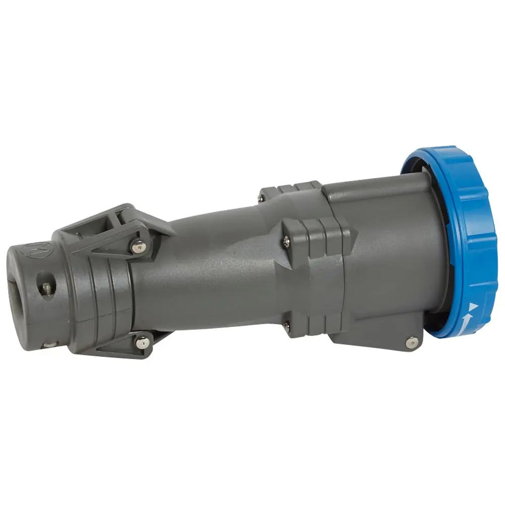 Produktfoto 1 von Legrand Hypra Leistungssteckverbinder Buchse Blau 2P+E, 250 V / 63A IP 67