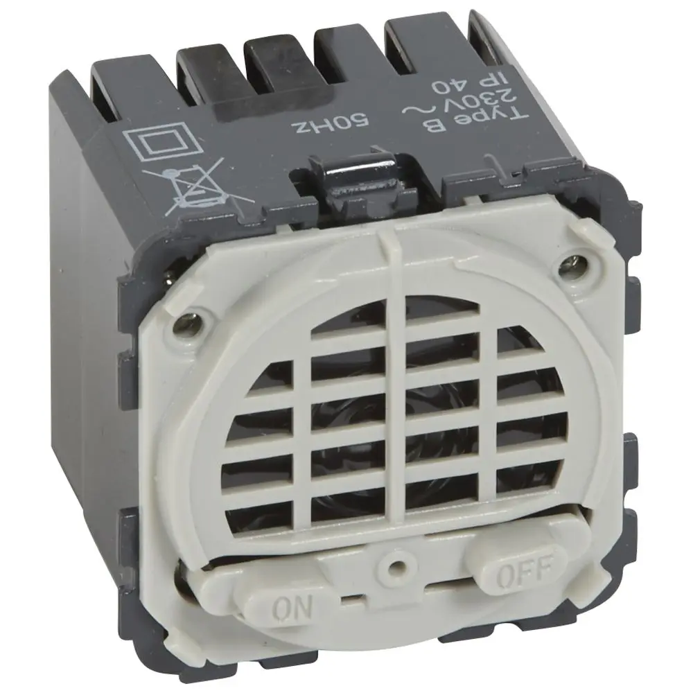 Legrand Elektronischer Signalgeber IP41 230 V 53 → 80dB Grau