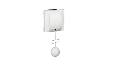 Produktfoto 1 von Legrand MOSAIC 2-Wege-Schalter Lichtschalter, 2 Wege Weiß IP31 10 A, Kunststoff