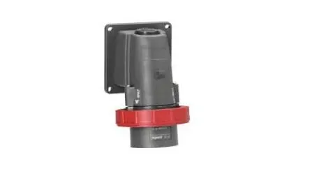 Produktfoto 1 von Legrand HYPRA Leistungssteckverbinder Rot 3P+PE, 415V Abgewinkelt IP67 32A