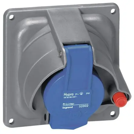 Produktfoto 1 von Legrand HYPRA Buchse Blau 3P+PE, 250V IP44 63A